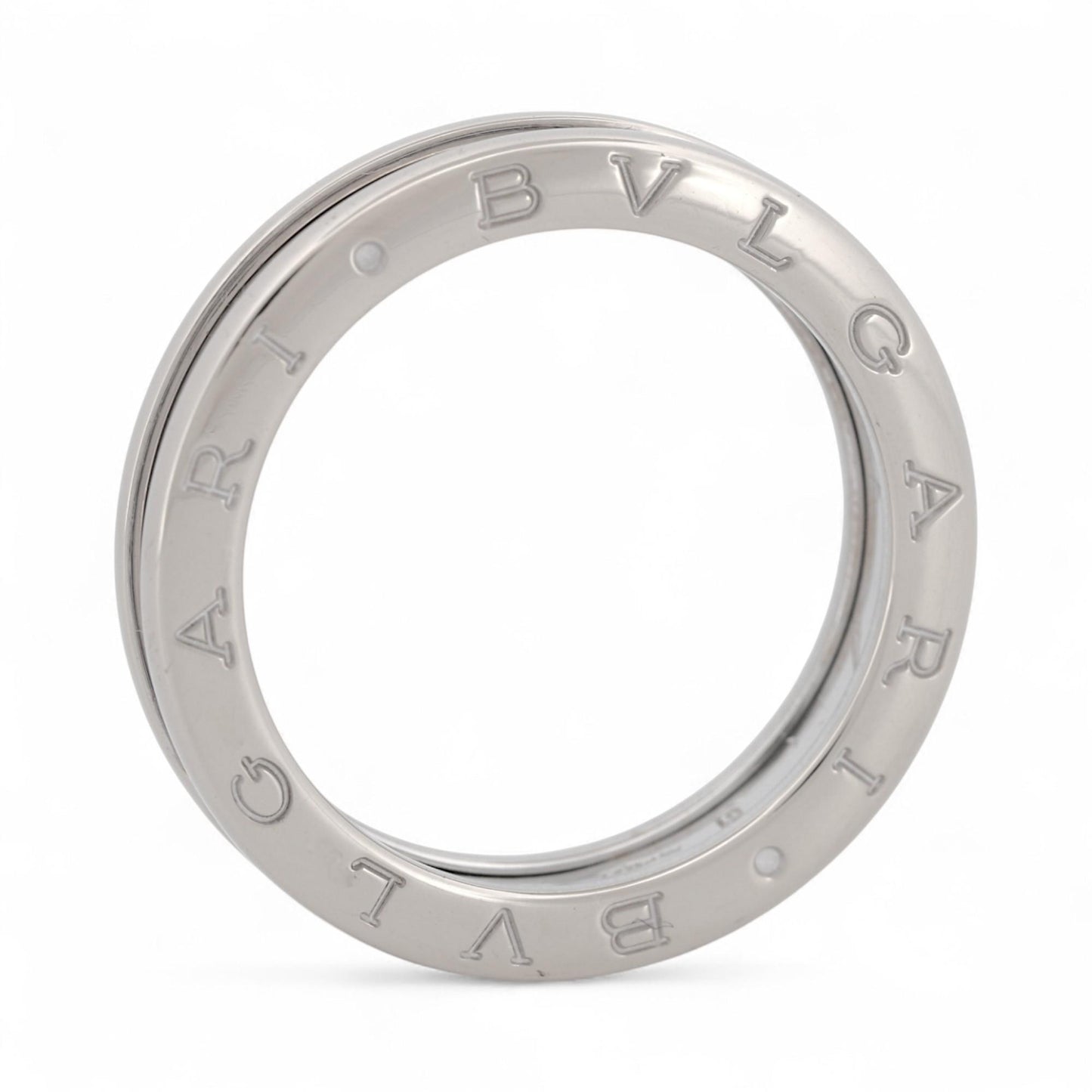 Bvlgari B.Zero1 One-Band Ring 18k White Gold Size 61