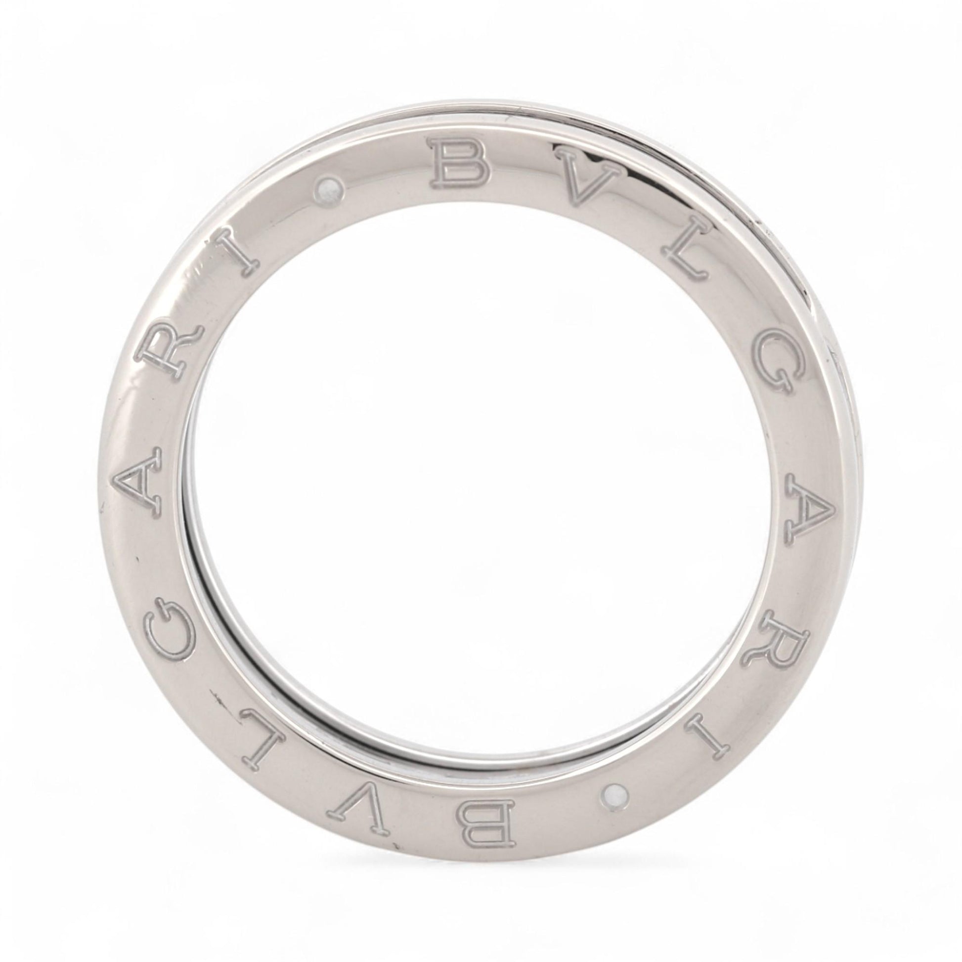 Bvlgari B.Zero1 One-Band Ring 18k White Gold Size 61