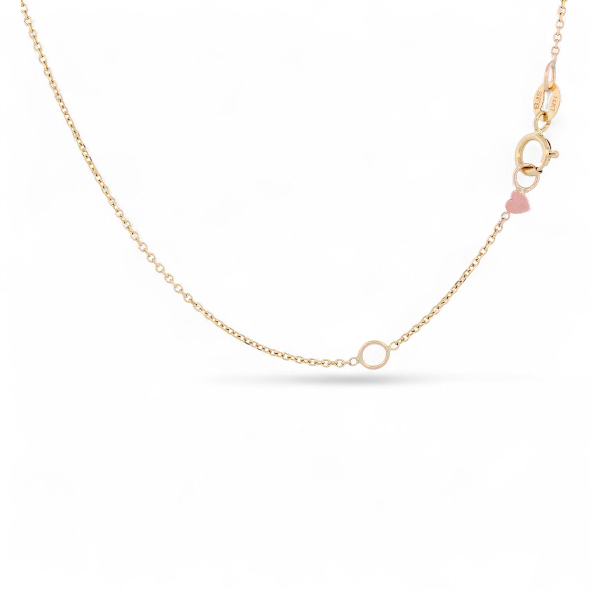 Jennifer Rivera 14k Gold Pink Sapphire Necklace – Minimalist & Handcrafted