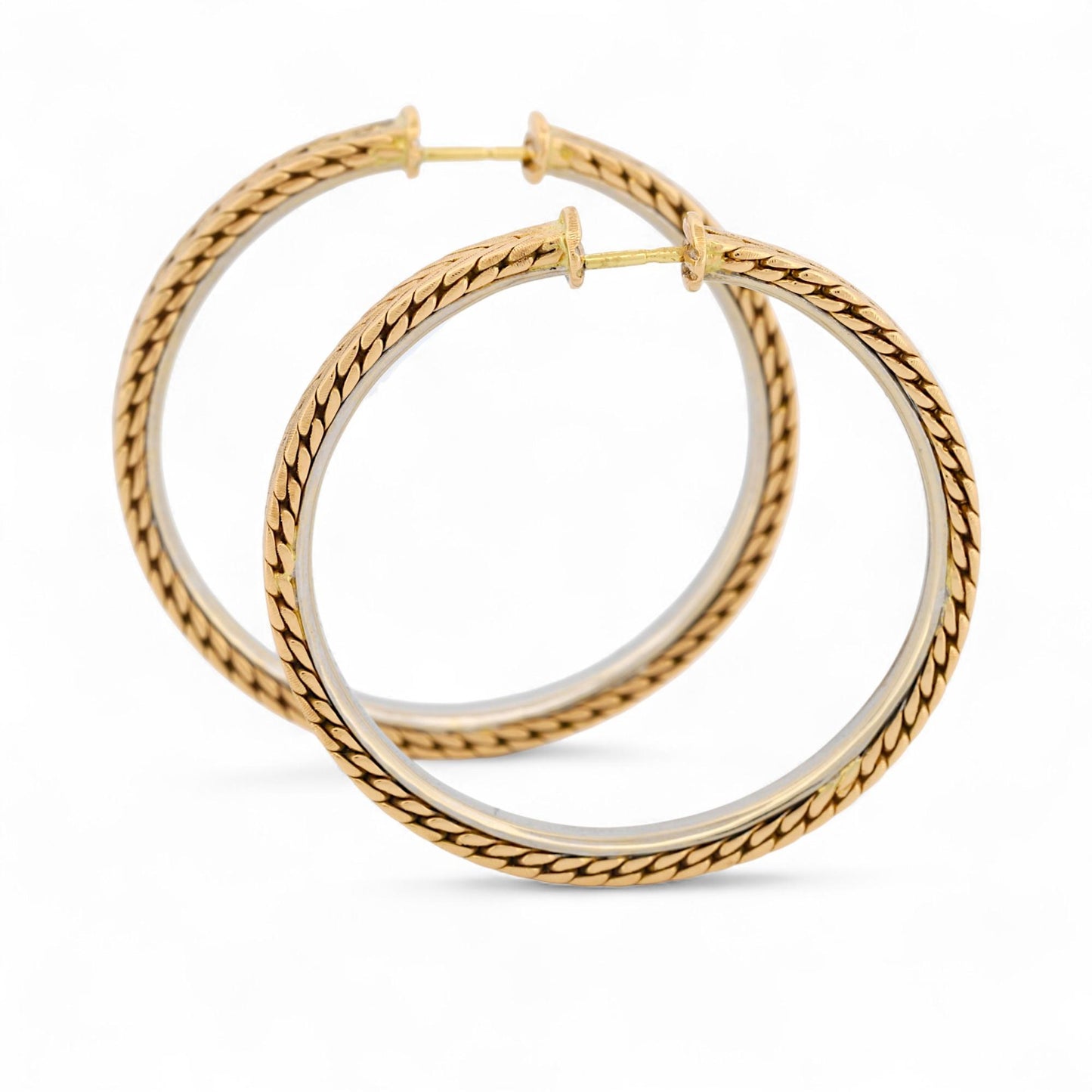 Vintage Gianmaria Buccellati Oro Earrings in 18K Gold – Serviced, Rare Como-Made