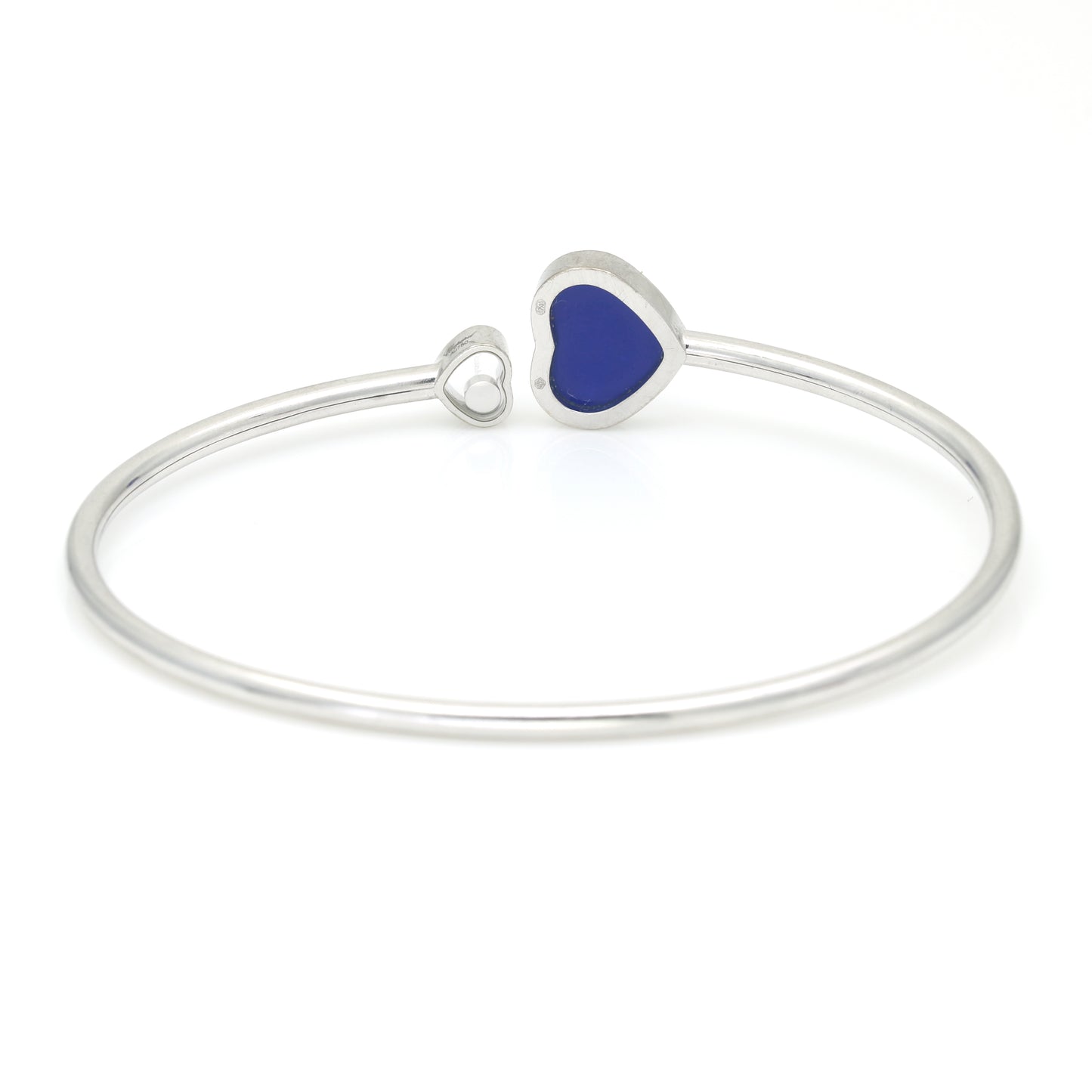 Chopard Happy Hearts Bangle Bracelet - Floating Diamond and Lapis Lazuli