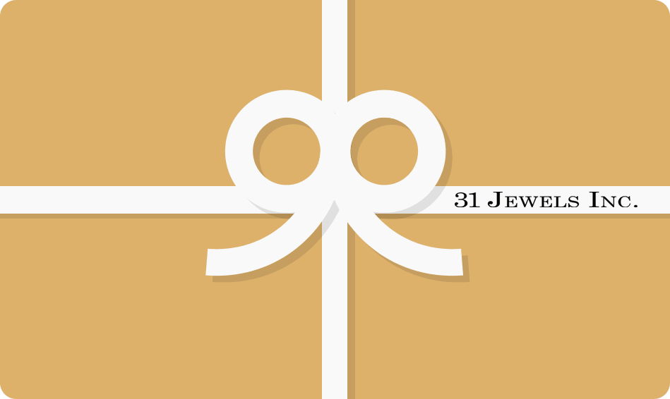 31 Jewels Inc. Gift Card - 31 Jewels Inc.