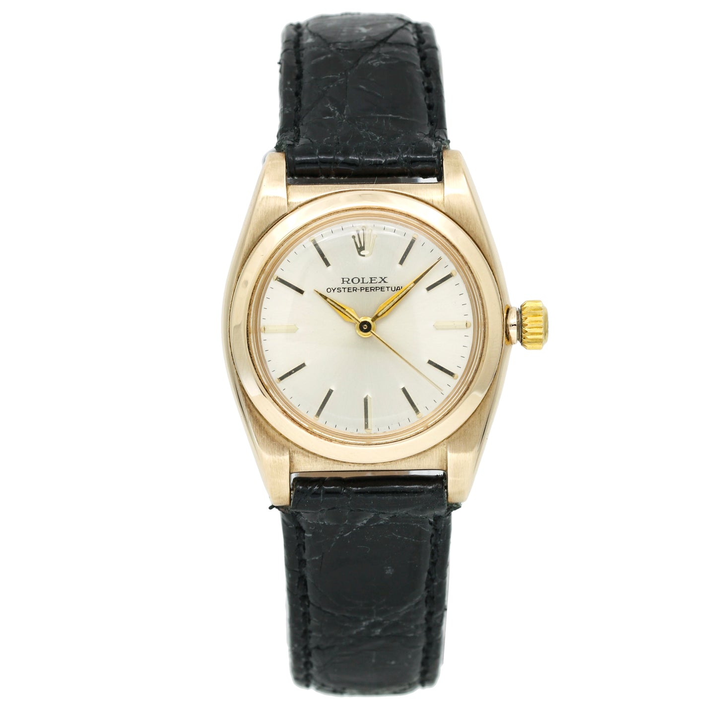 1937 Rolex Oyster Perpetual 14k Yellow Gold Bubble Back Watch 3131