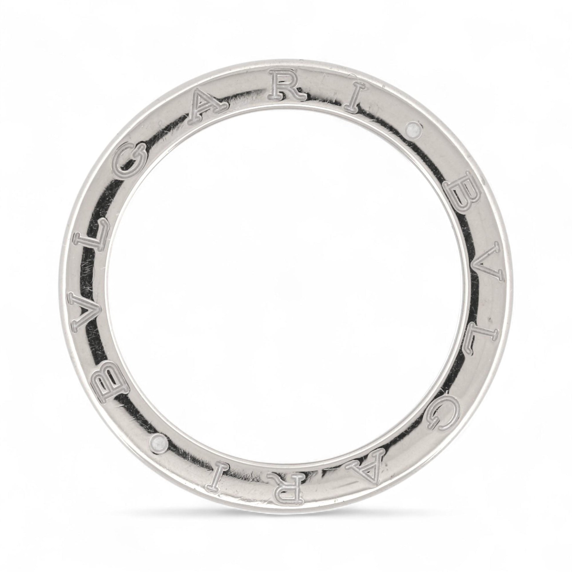 Bvlgari B.Zero1 One-Band Ring 18k White Gold Size 61
