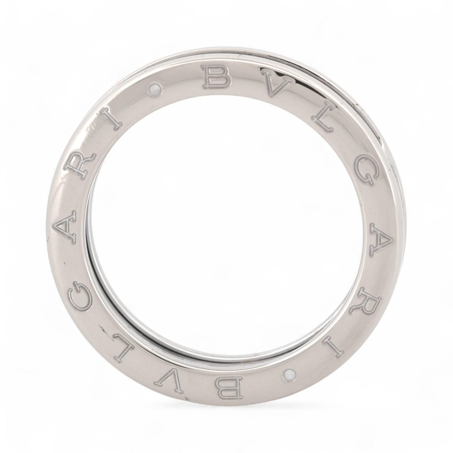 Bvlgari B.Zero1 One-Band Ring 18k White Gold Size 61