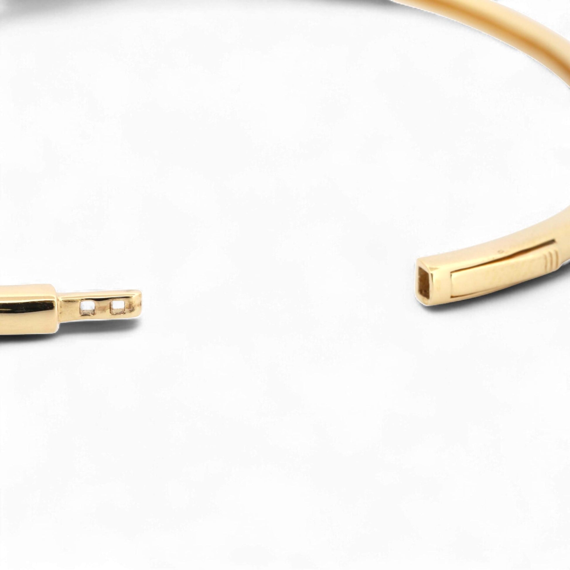 Effy 14K Gold Watercolors Ribbon Twist Diamond & Sapphire Bangle Bracelet