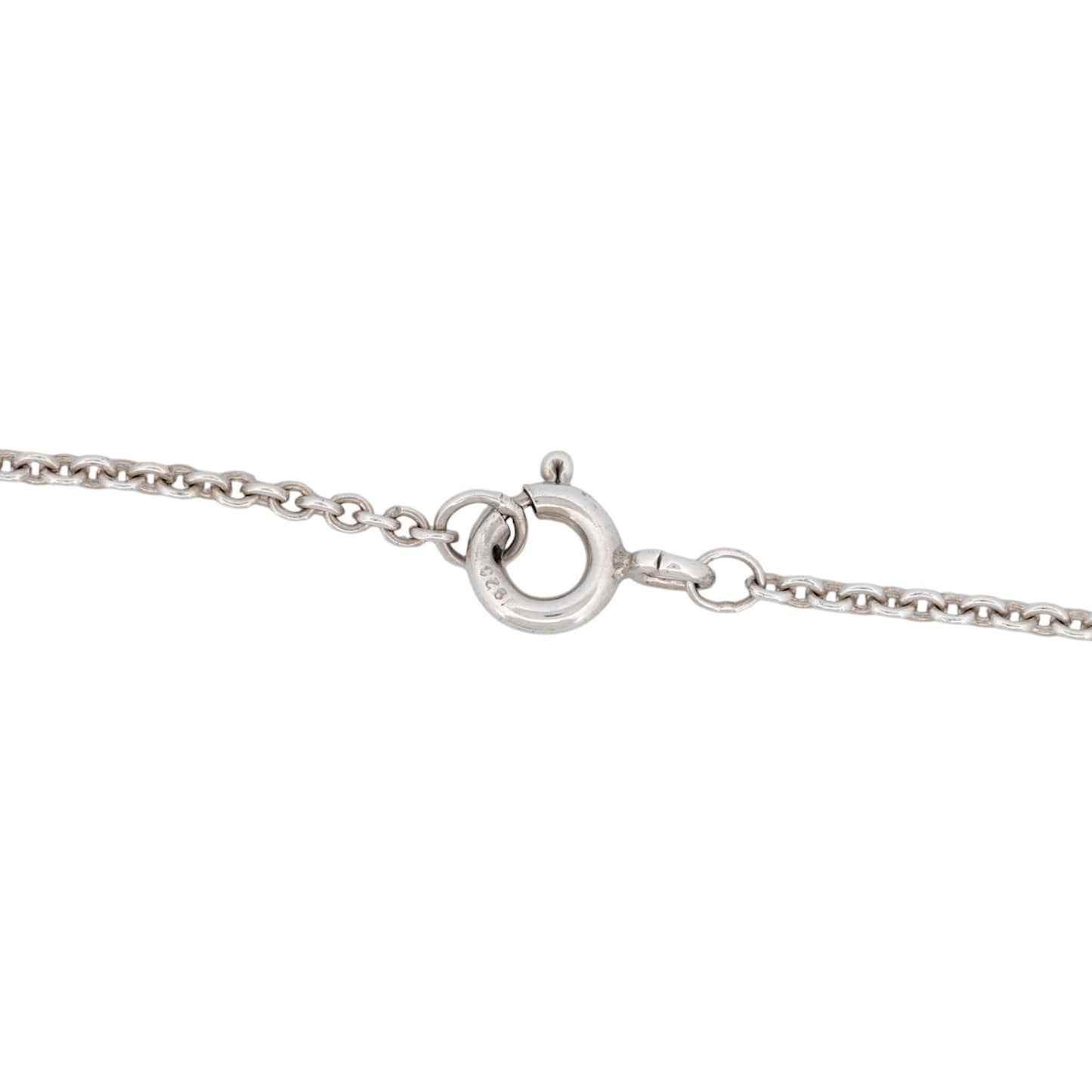 Tiffany & Co. Sterling Silver Heart Lariat Necklace – Classic & Elegant