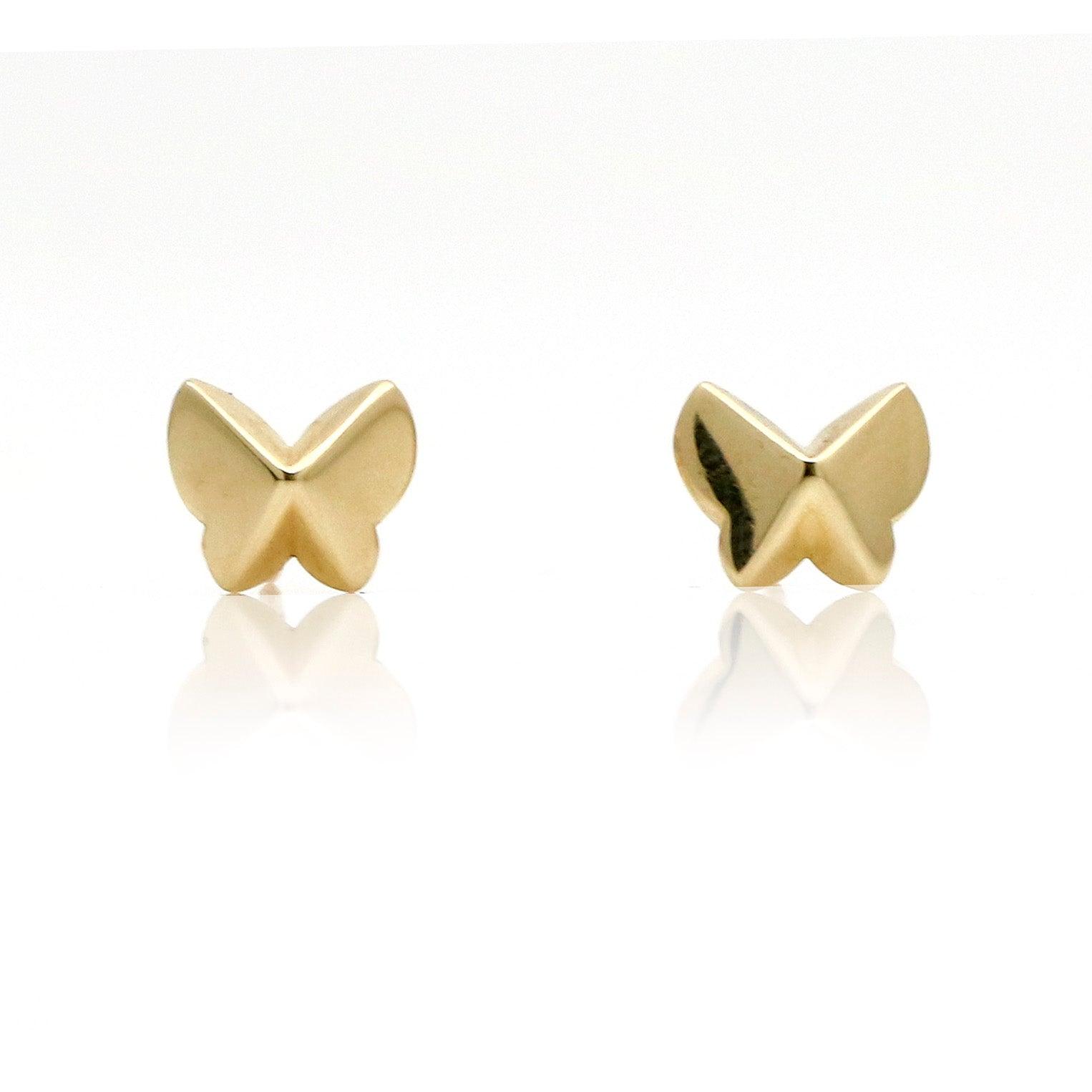 Girls' Flower Cluster Screw Back 14k Gold Earrings - Clear - In Season  Jewelry : Target