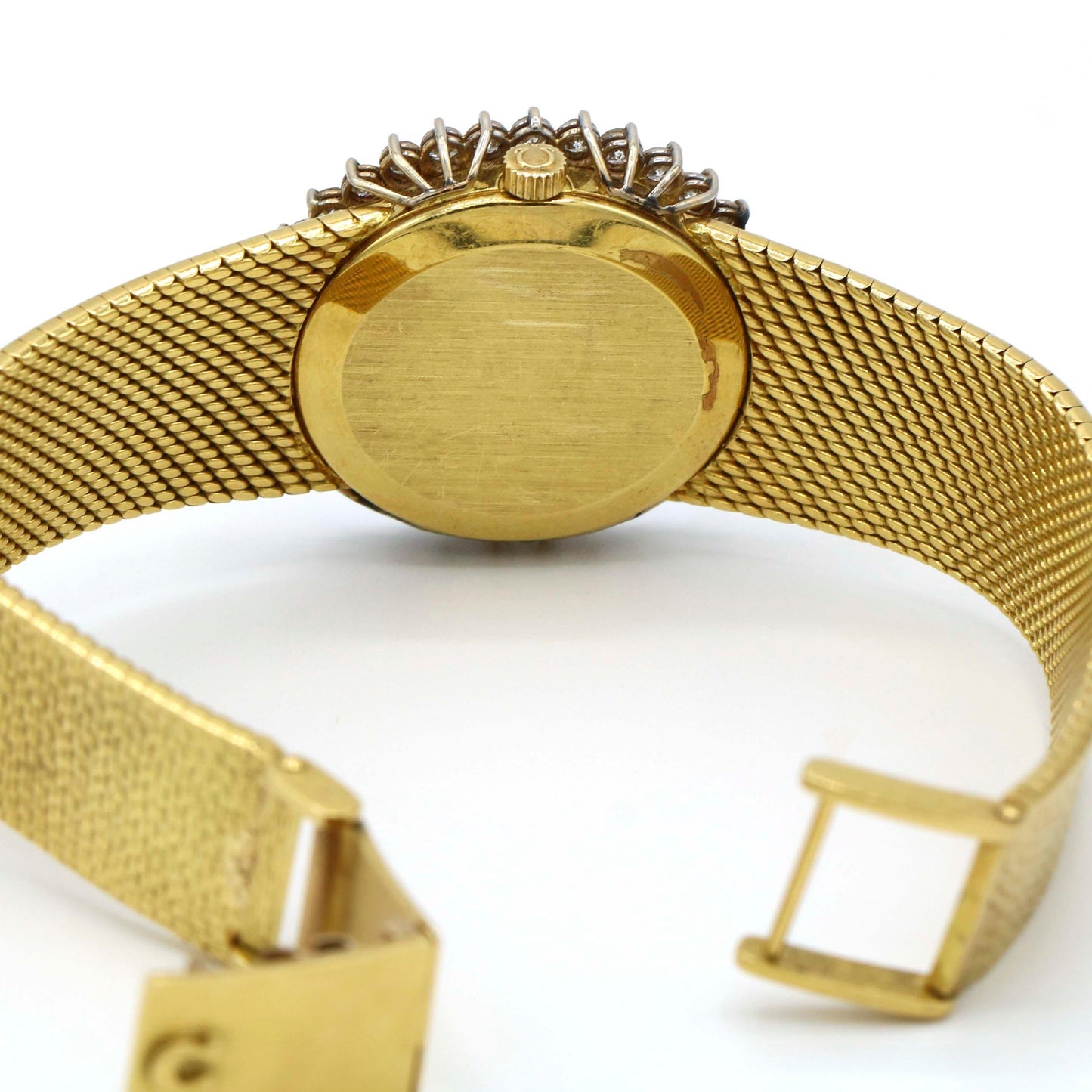 Omega DeVille 18k Gold Diamond Ladies Vintage Mechanical Watch - 31 Jewels Inc.