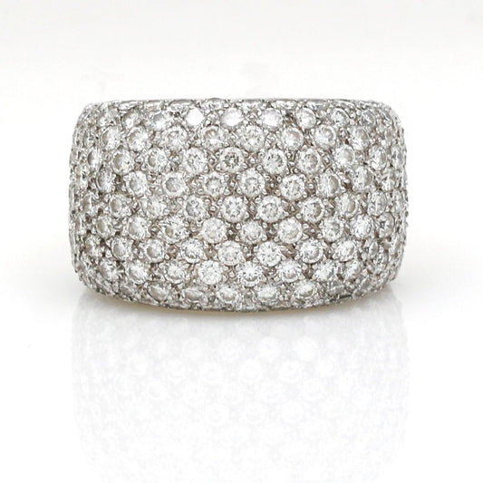 Pave Diamond Statement Ring in 18k White and Yellow Gold - 31 Jewels Inc.