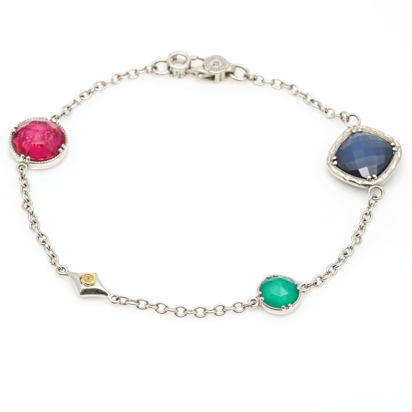 Tacori City of Lights Multi-colored Gemstone Bracelet in Sterling Silver - 31 Jewels Inc.