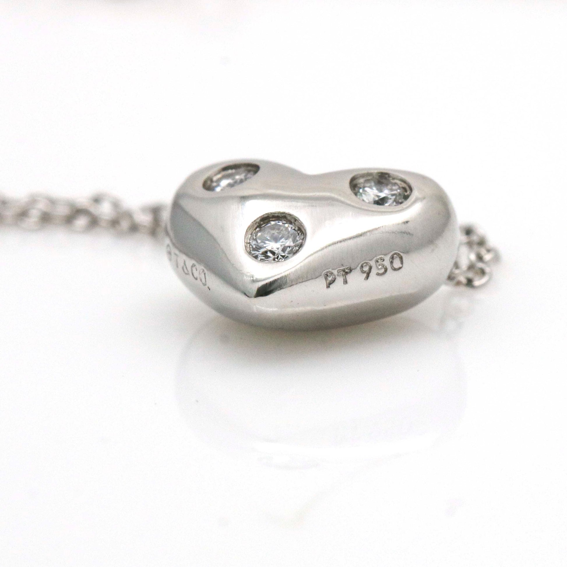 Tiffany & Co. Etoile Diamond Mini Heart Necklace in Platinum - 31 Jewels Inc.