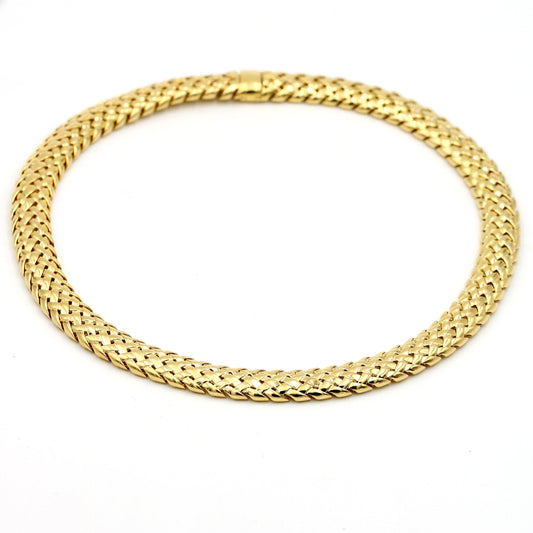 Tiffany & Co. Vannerie Women's Necklace in 18k Yellow Gold - 31 Jewels Inc.