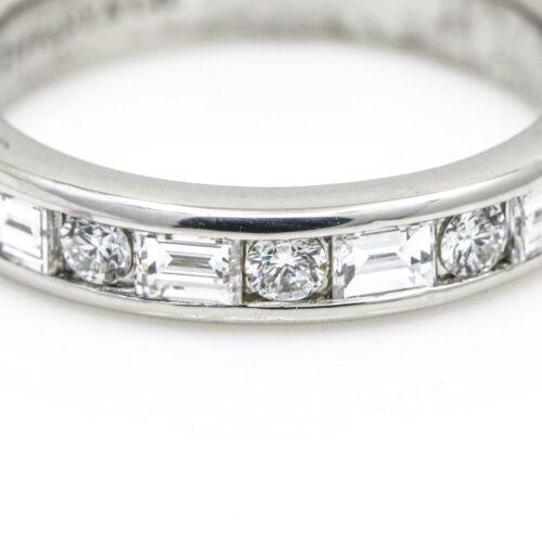 Tiffany & Co. Women's Round Baguette Diamond Band Ring in Platinum Size 5 - 31 Jewels Inc.