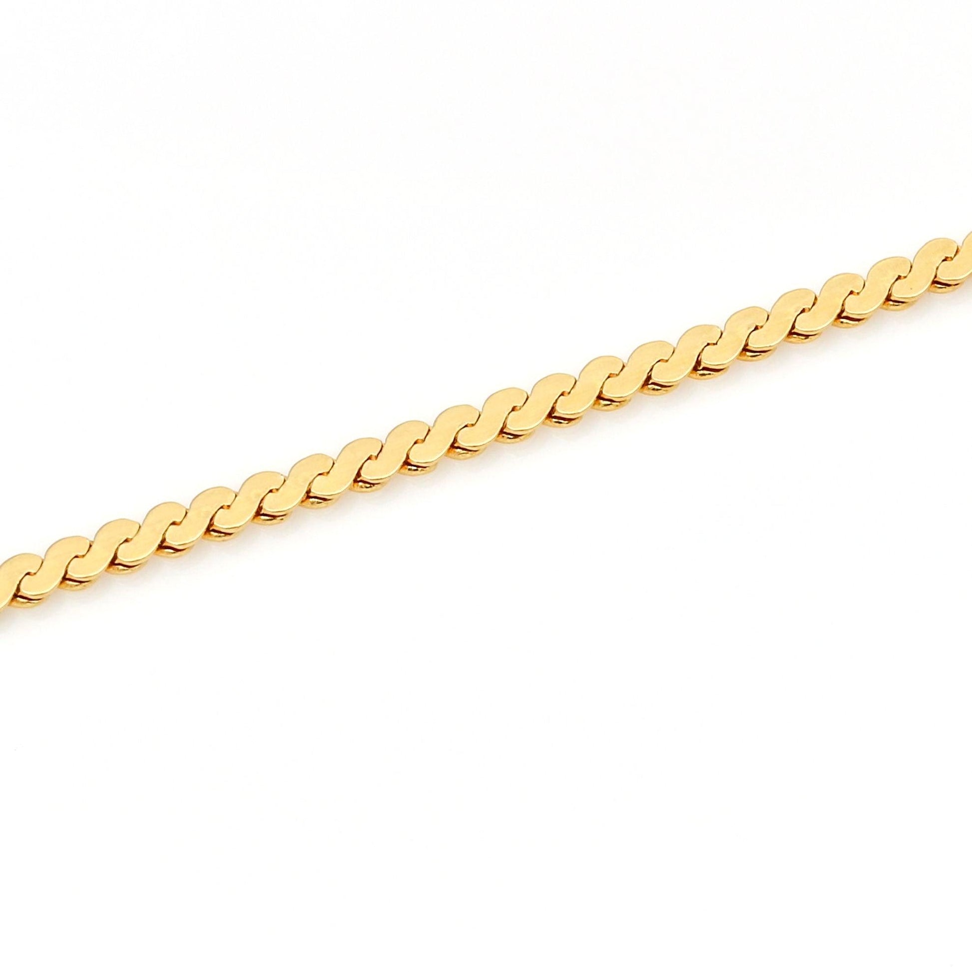 Unoaerre 18K Yellow Gold Unisex Serpent Link Chain Necklace - 31 Jewels Inc.
