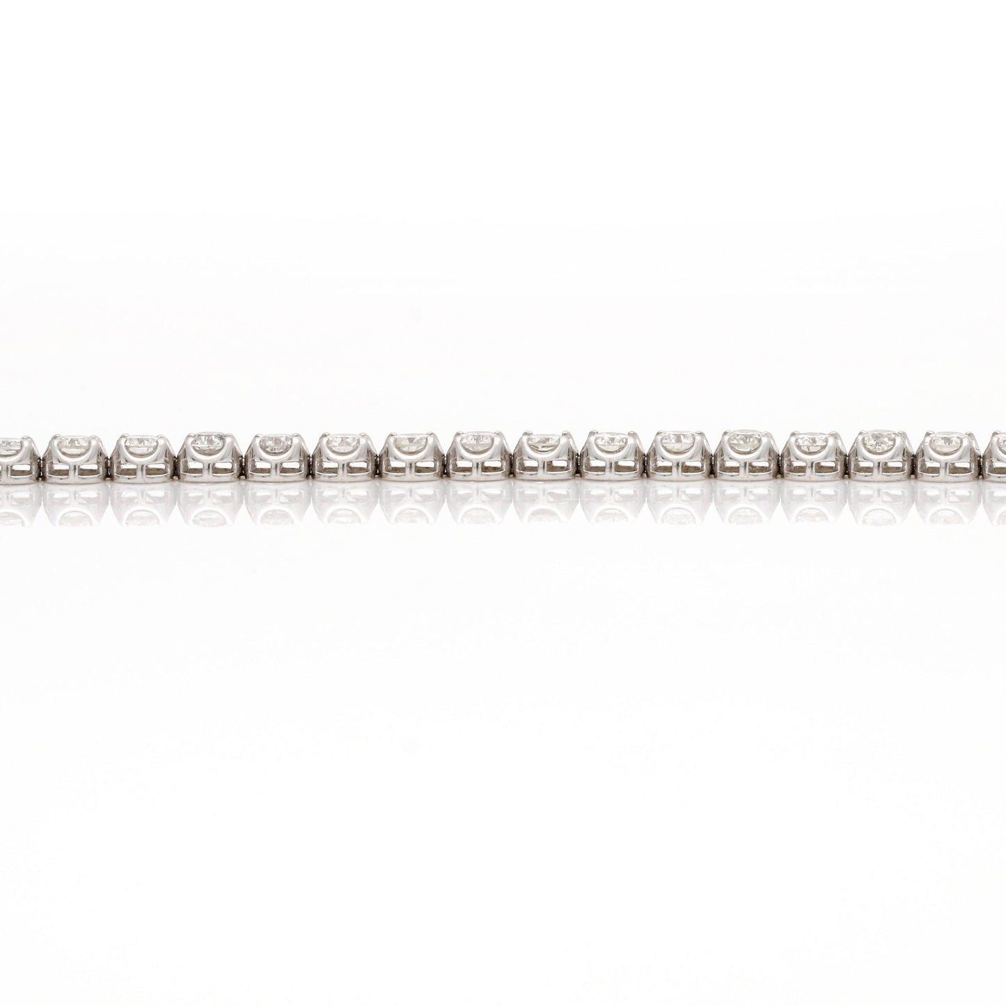 Women's Illusion Diamond Tennis Bracelet in 14k White Gold - 31 Jewels Inc.