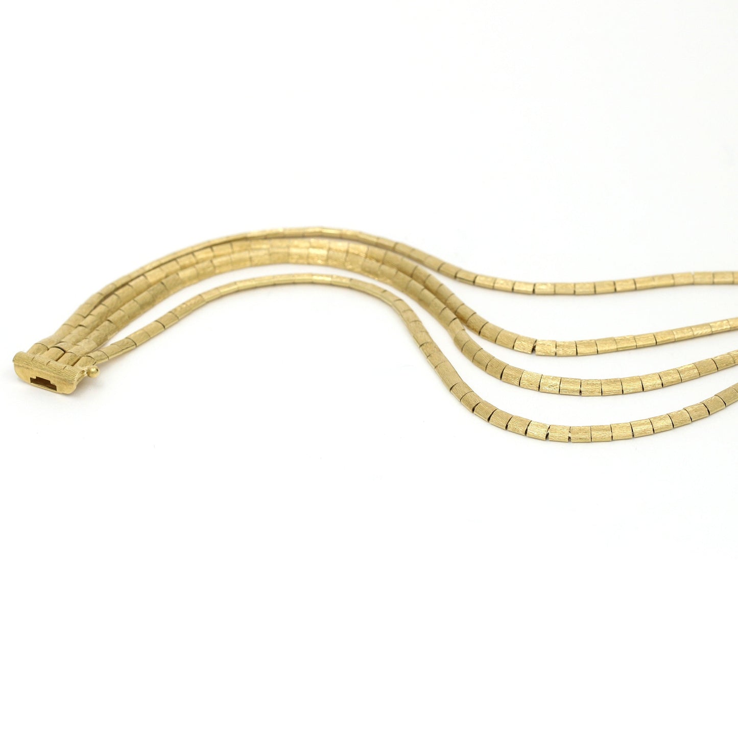 Women's Italian Multi-Strand Bracelet in 18k Yellow Gold - 31 Jewels Inc.