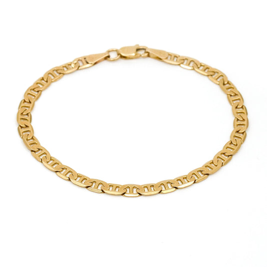 Women's Mariner Link Chain Bracelet in 14k Yellow Gold - 31 Jewels Inc.