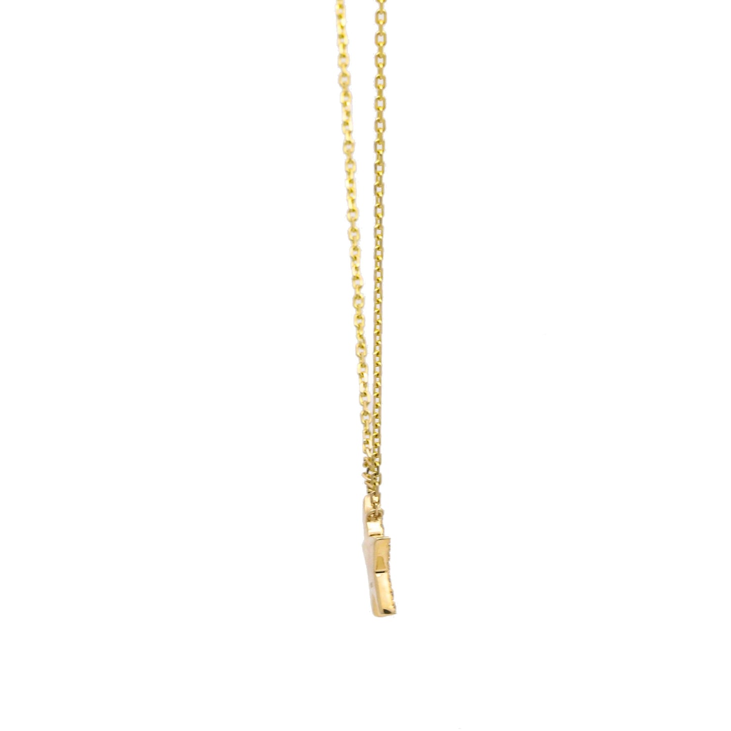 Women's Pave Diamond Star Pendant Necklace in 14k Yellow Gold - 31 Jewels Inc.