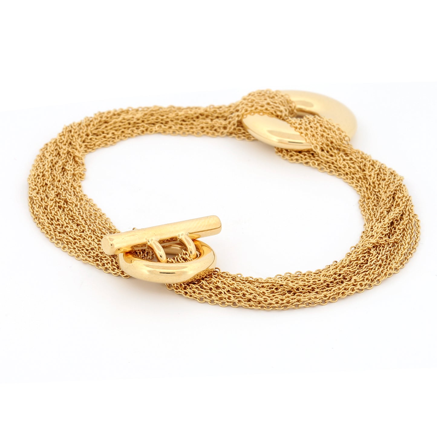 Tiffany & Co. Multi-Strand Toggle Bracelet in 18k Yellow Gold